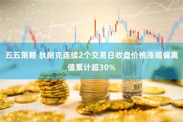 五五策略 狄耐克连续2个交易日收盘价格涨幅偏离值累计超30%