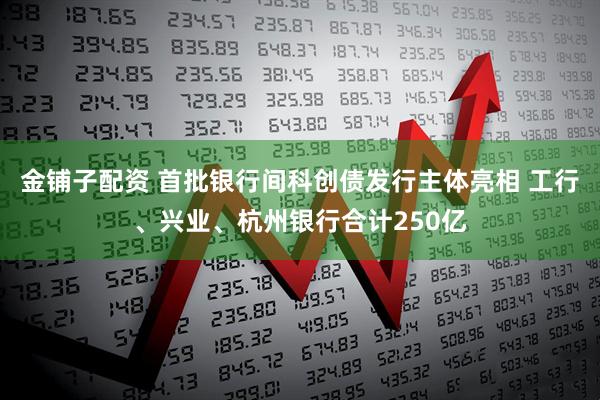 金铺子配资 首批银行间科创债发行主体亮相 工行、兴业、杭州银行合计250亿