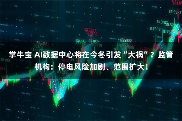 掌牛宝 AI数据中心将在今冬引发“大祸”？监管机构：停电风险加剧、范围扩大！