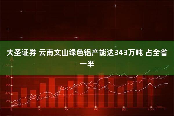 大圣证券 云南文山绿色铝产能达343万吨 占全省一半